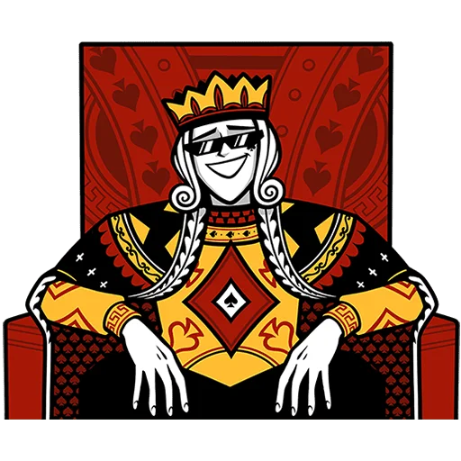 👑 Стикер «Король Пик» для Telegram