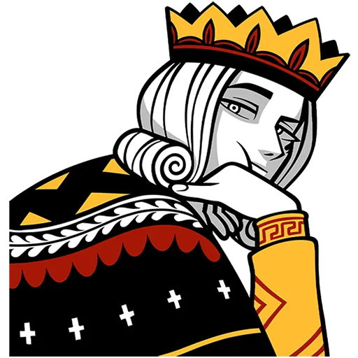 👑 Стикер «Король Пик» для Telegram