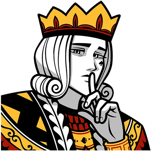 👑 Стикер «Король Пик» для Telegram
