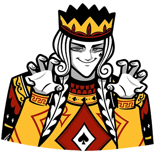 👑 Стикер «Король Пик» для Telegram