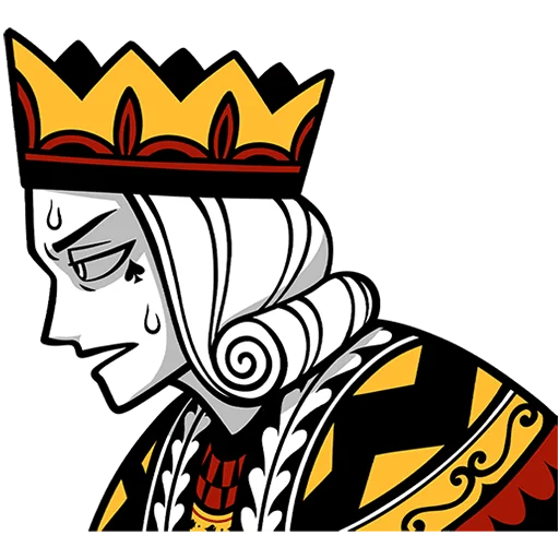 👑 Стикер «Король Пик» для Telegram