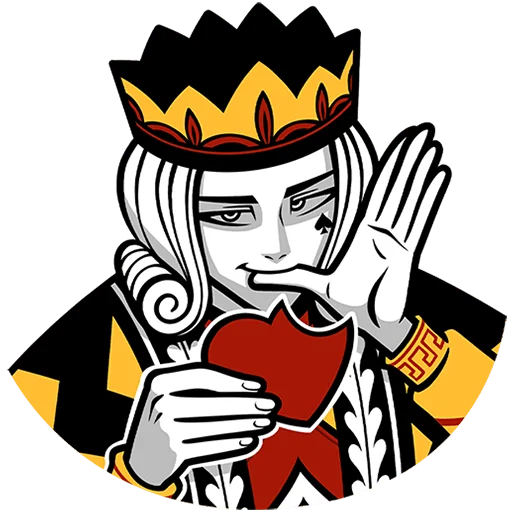 👑 Стикер «Король Пик» для Telegram
