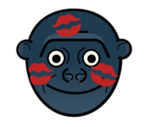 Стикерпак King Kong для Telegram
