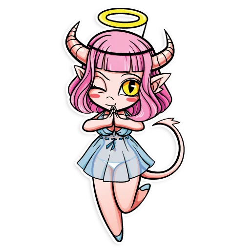 😇 Стикер «Kinky demons -» для Telegram
