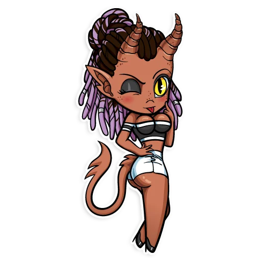😜 Стикер «Kinky demons -» для Telegram