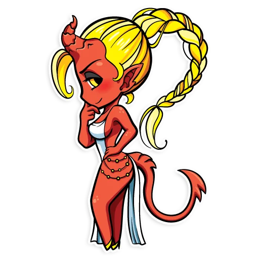 😏 Стикер «Kinky demons -» для Telegram