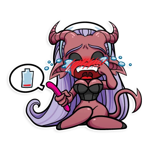 😢 Стикер «Kinky demons -» для Telegram
