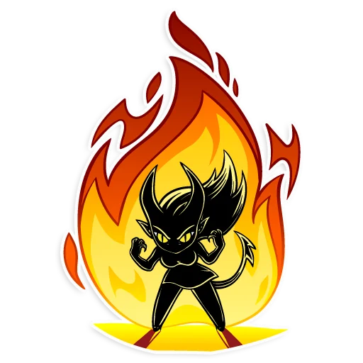 😠 Стикер «Kinky demons -» для Telegram