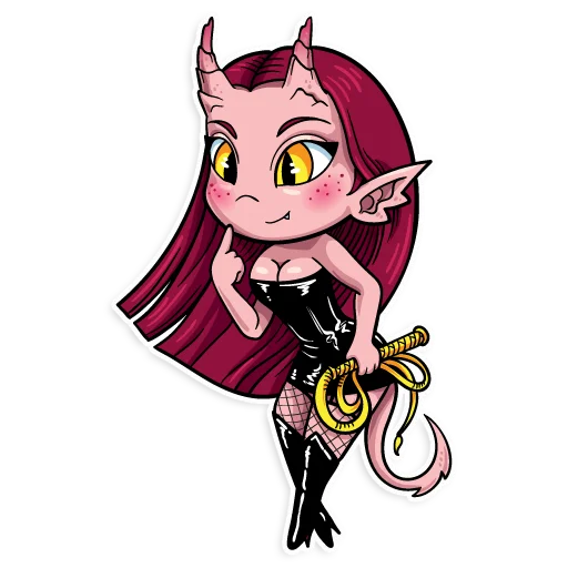 🤔 Стикер «Kinky demons -» для Telegram