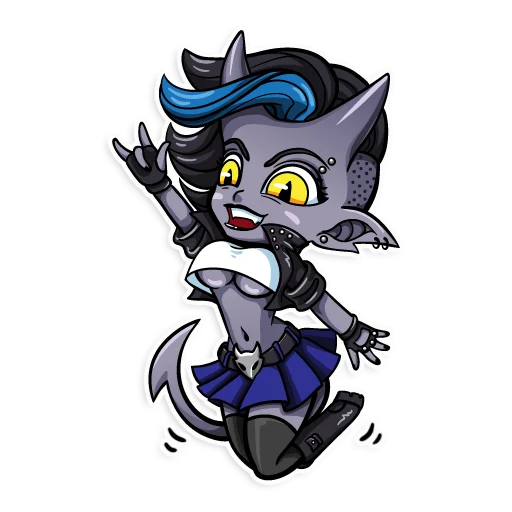 🤟 Стикер «Kinky demons -» для Telegram