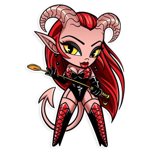 😈 Стикер «Kinky demons -» для Telegram