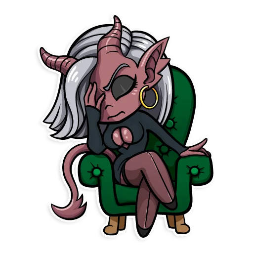🤦‍♀️ Стикер «Kinky demons -» для Telegram