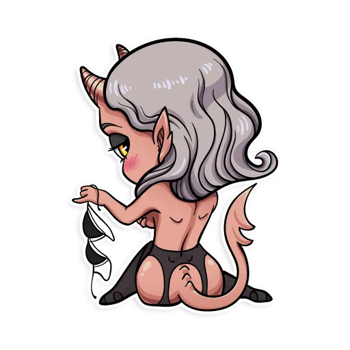 🔞 Стикер «Kinky demons -» для Telegram