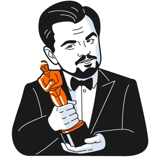 🏆 Стикер «Кинопоиск» для Telegram
