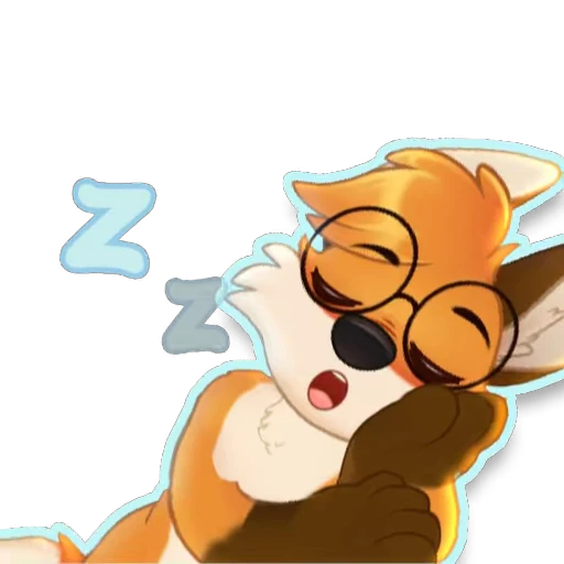 🛏 Стикер «KipfoxVStickers» для Telegram