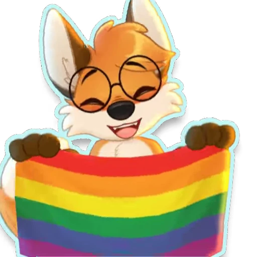 🏳️ Стикер «KipfoxVStickers» для Telegram