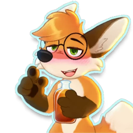 🥴 Стикер «KipfoxVStickers» для Telegram