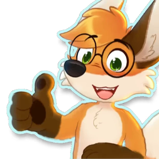 👍 Стикер «KipfoxVStickers» для Telegram