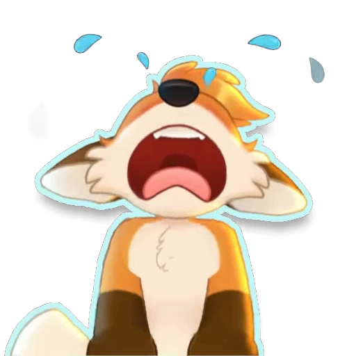 😭 Стикер «KipfoxVStickers» для Telegram
