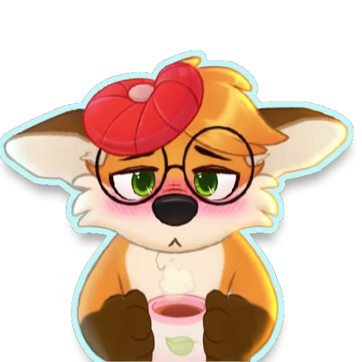 😰 Стикер «KipfoxVStickers» для Telegram