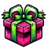 ❤️ Эмодзи «Розовый набор букв и весенних иконок с цветами» для Telegram