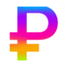 👇 Эмодзи «Яркие красочные буквы и иконки с цветами» для Telegram