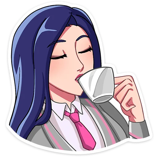 ☕ Стикер «Кира без надписей» для Telegram