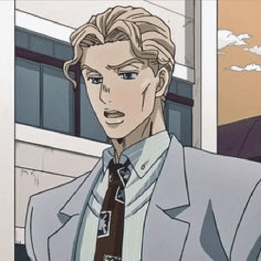💀 Стикер «Kira Ioshikage Ешикаге Кира» для Telegram