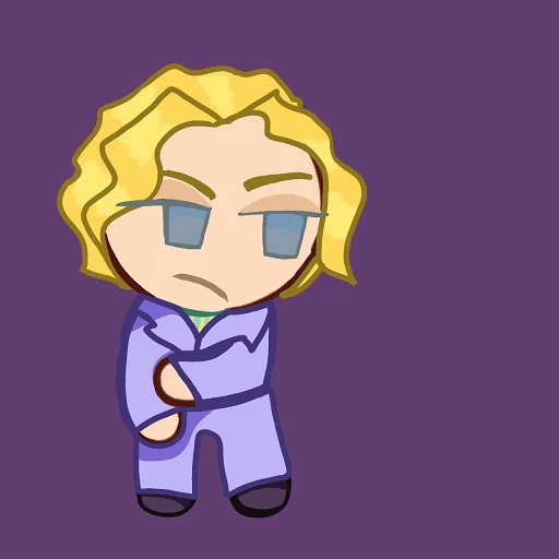 🍪 Стикер «Kira Ioshikage Ешикаге Кира» для Telegram