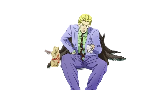 🍏 Стикер «Yoshikage Kira» для Telegram