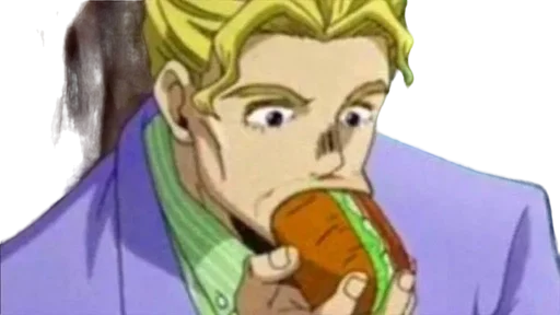 🍔 Стикер «Yoshikage Kira» для Telegram
