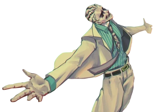 😂 Стикер «Yoshikage Kira» для Telegram