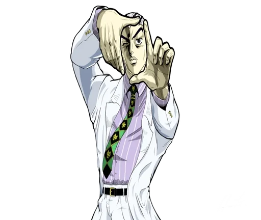 📸 Стикер «Yoshikage Kira» для Telegram