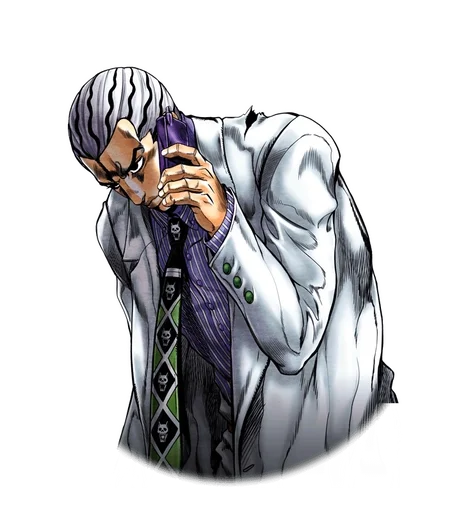 Стикерпак Yoshikage Kira для Telegram