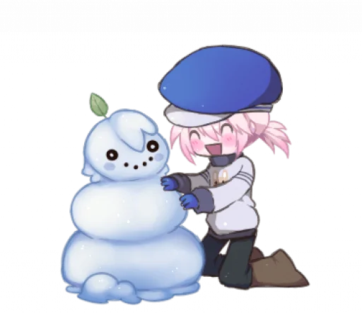 ❄ Стикер «Kira Ugumi» для Telegram