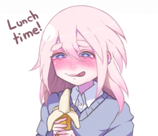 🍌 Стикер «Kira Ugumi» для Telegram