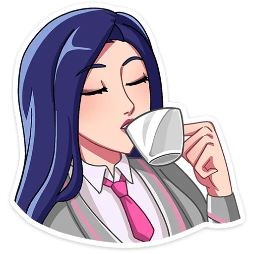 ☕ Стикер «Кира» для Telegram
