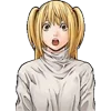 Стикер 59 📓 Набор эмоджи по аниме игре «Death Note Kira Game»