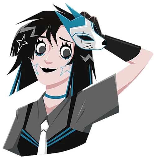 😊 Стикер «Кира Хоши без надписей» для Telegram