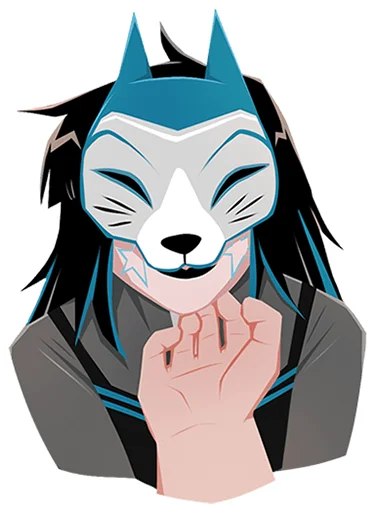 🐈 Стикер «Кира Хоши без надписей» для Telegram