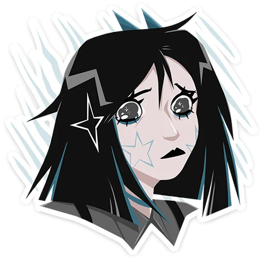 🥺 Стикер «Кира Хоши без надписей» для Telegram