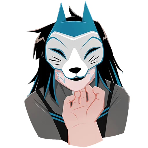 😌 Стикер «Кира Хоши Без Текста» для Telegram