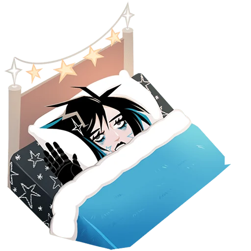 😞 Стикер «Кира Хоши Без Текста» для Telegram