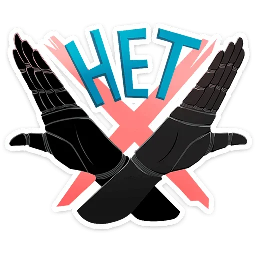 🙅‍♀️ Стикер «Кира Хоши» для Telegram