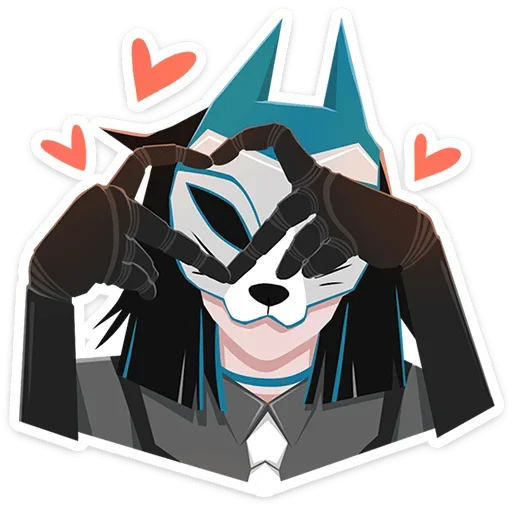 🫶 Стикер «Кира Хоши» для Telegram