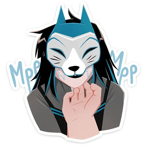 😌 Стикер «Кира Хоши» для Telegram