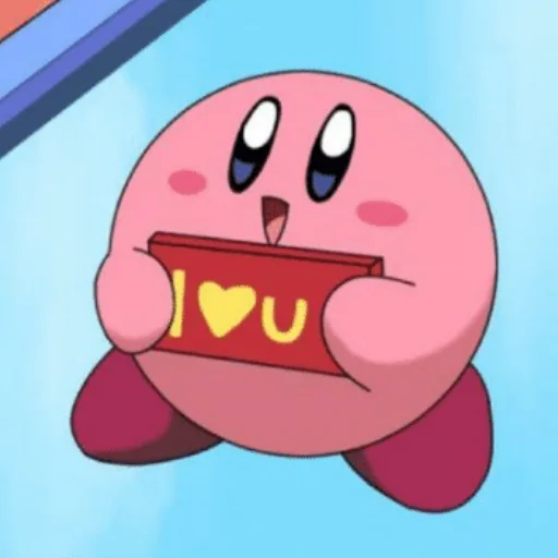 ❤️ Стикер «Kirby Кирби» для Telegram
