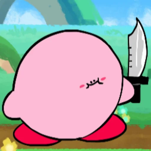 🔪 Стикер «Kirby Кирби» для Telegram