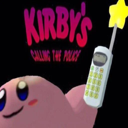 🚔 Стикер «Kirby Кирби» для Telegram