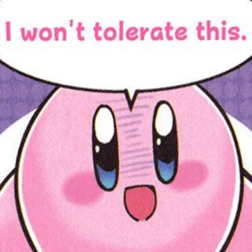 🖕 Стикер «Kirby Кирби» для Telegram